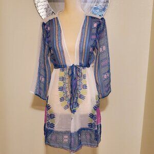 Women's PARADISE Swimsuit Cover Up One Size EUC